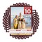 Dark Red Suede Mat Board for 30x40 Frames - Fits 28x38 Photos